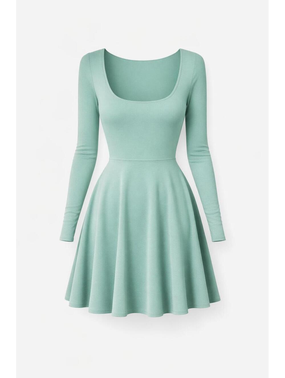 AYM blue Flare dress NWT